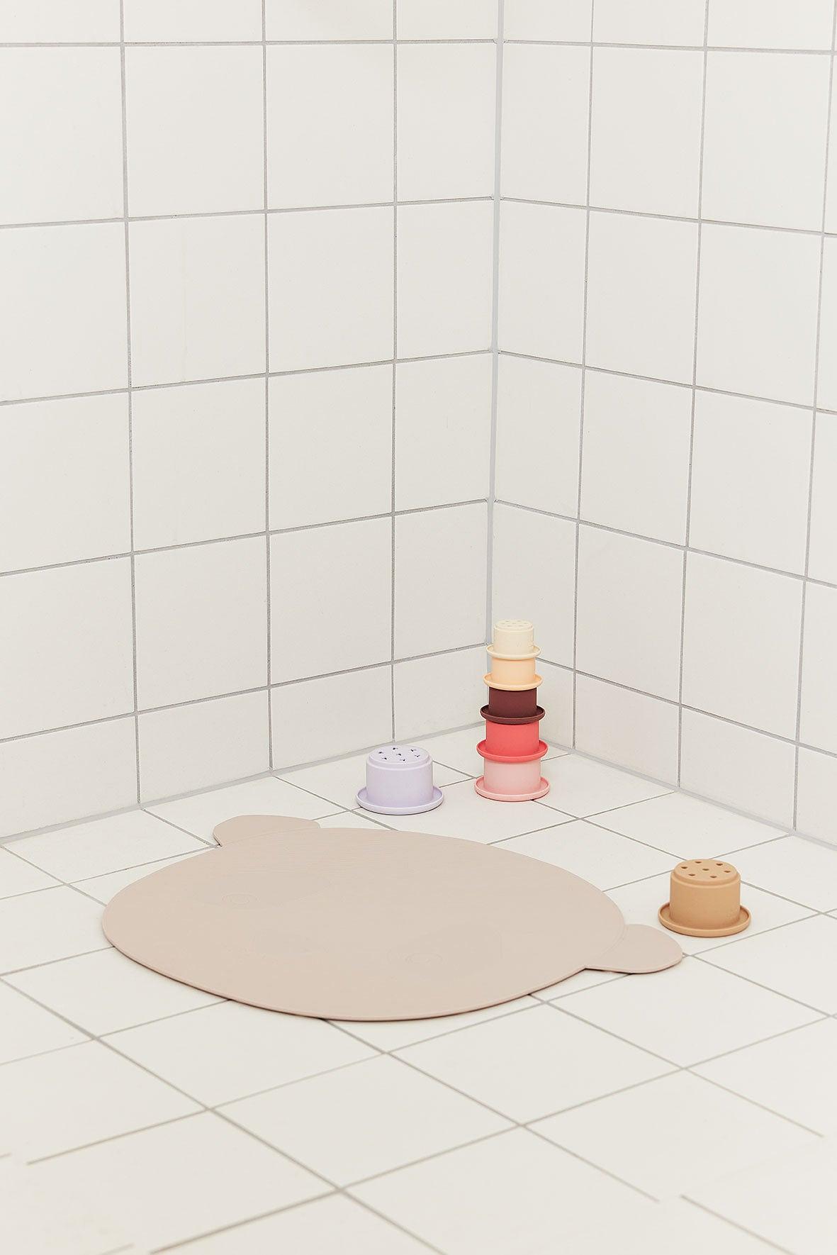 Ling Ling Panda Bath Mat Silicone Beige 3