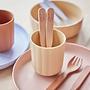 Pullo Cutlery Plastic Orange 2