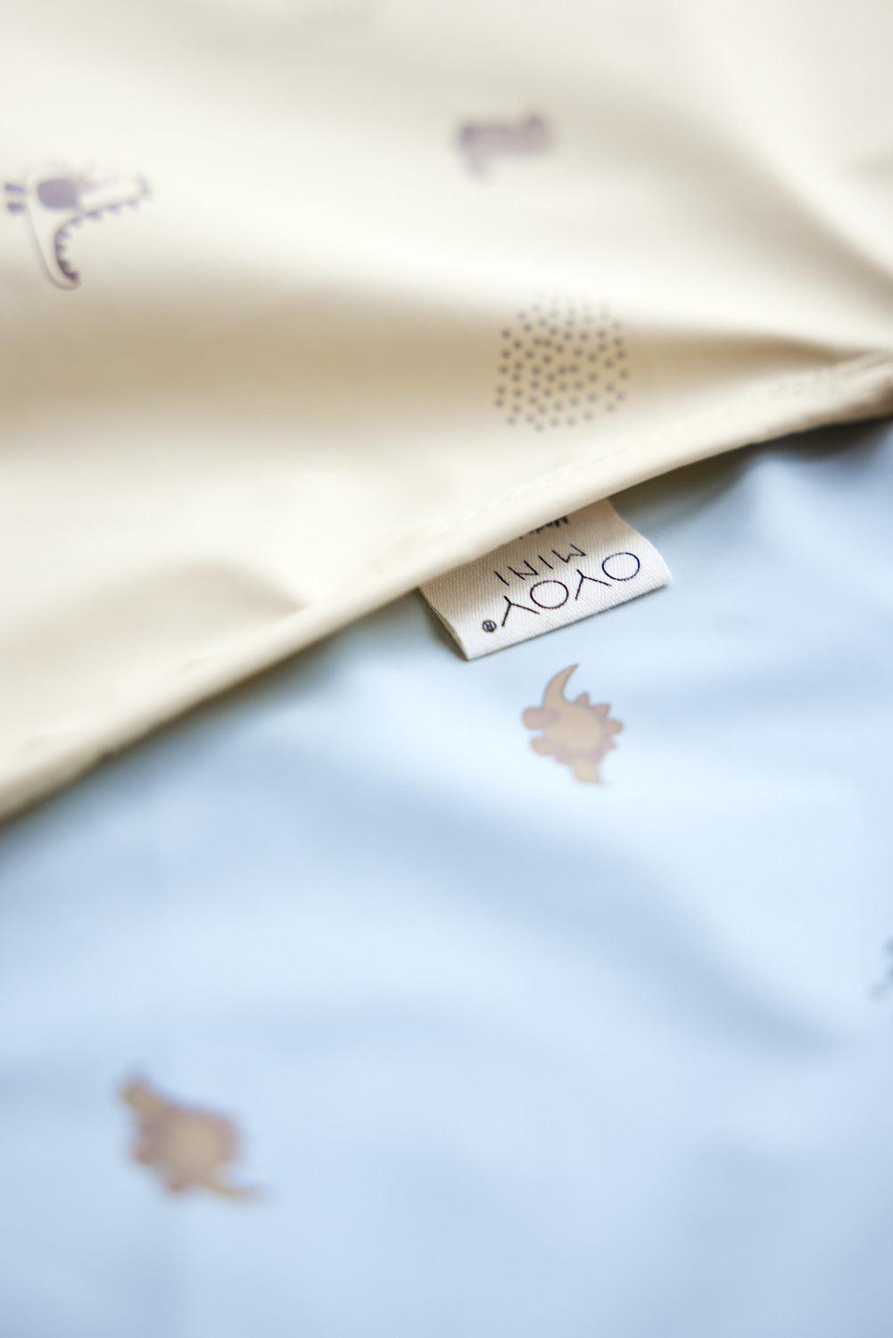Dino Bib Polyester Cream 2