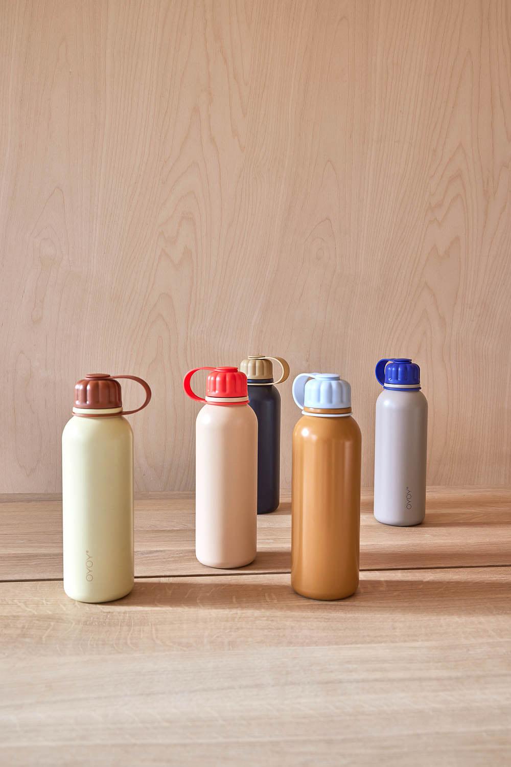 Pullo Bottle Stainless Steel Brown 2