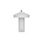 Hatto LED-Tischlampe Stahl Weiß 0