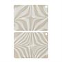 2-piece set Placemat Zebra Multicolored 0