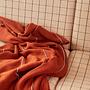 Iris Blanket Organic Cotton Red 1