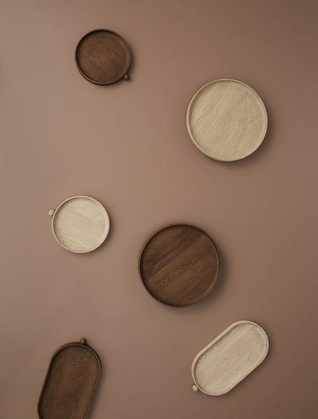 Inka Wood Tray Round - Large 2