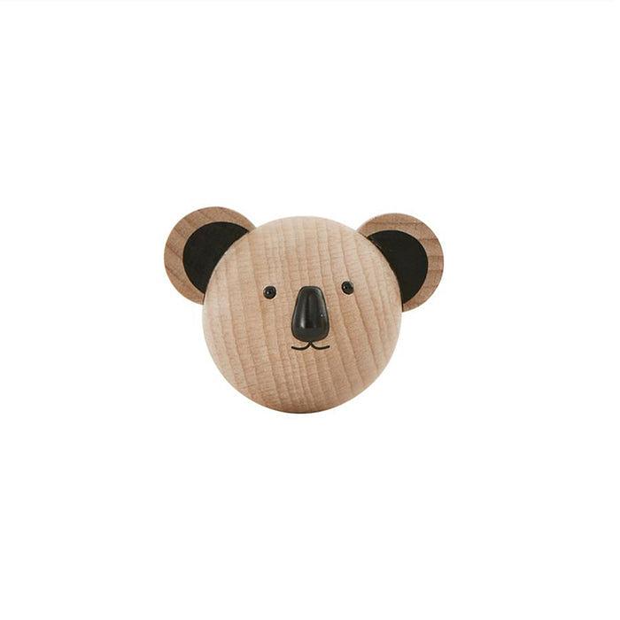 Mini Koala Hook Wood Natural 0