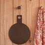 2x hooks brass brown 3