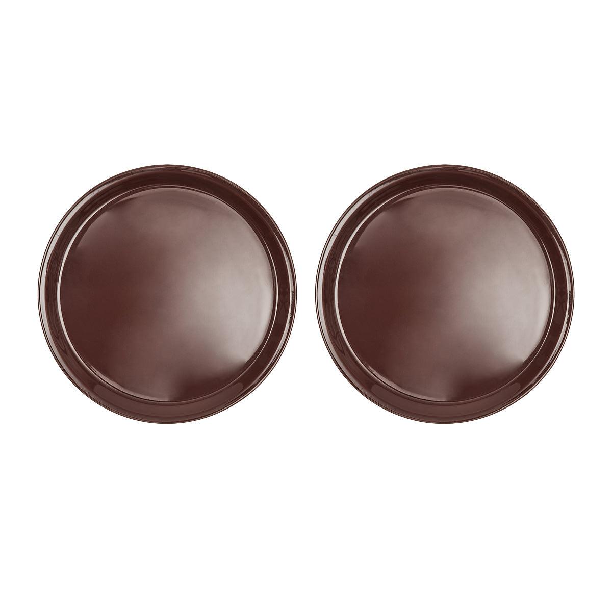 2x Yuka Dinner plate Terracotta Red 0
