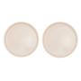 2x Yuka Dinner plate Terracotta Cream 0