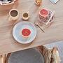 Jali Dessert plate Glass Pink 2