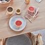 Jali Dessert plate Glass Pink 3