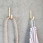 2x Small Hook Stainless Steel Gold 3