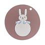 Rabbit Pompom Placemat Silicone Multicolor 0