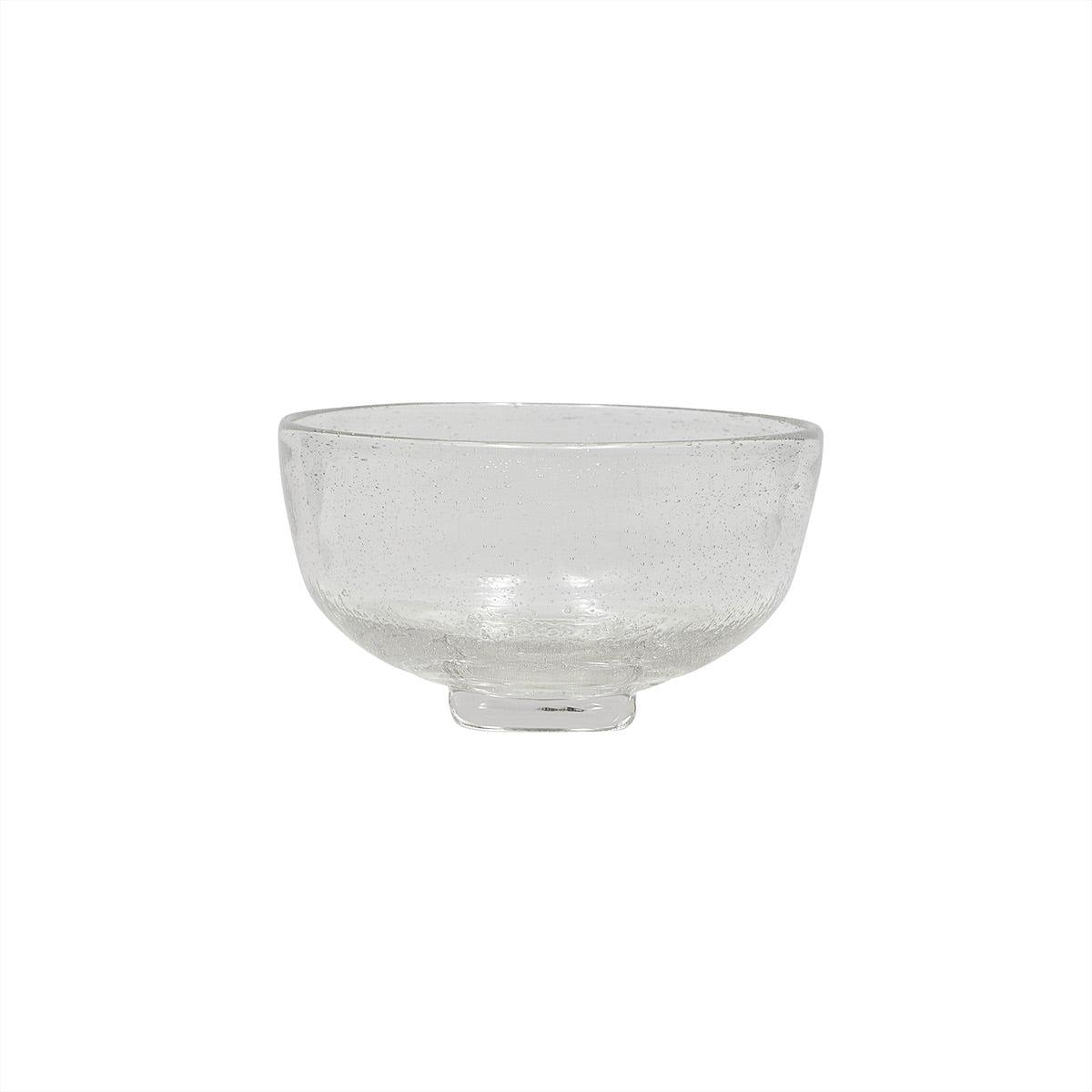 Kuki bowl glass transparent small 0