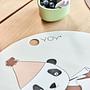 Panda Pom Pom Placemat Silicone Multicolored 2