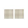2x Chess Cotton Napkin Cream 0