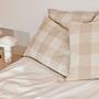 Chess pillowcase cotton beige 1