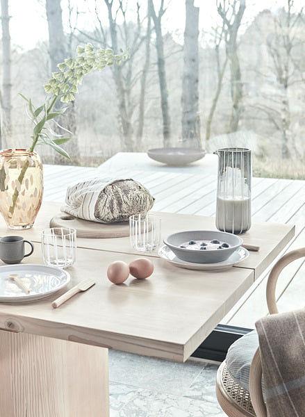 Mizu Water Carafe Glass Grey 2