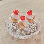 Jali Dessert Plate Glass Transparent 1