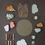 Chloe Cloud Plate & Bowl Brown Blue 2