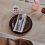 2x Yuka Lunch Plates Terracotta Red 1