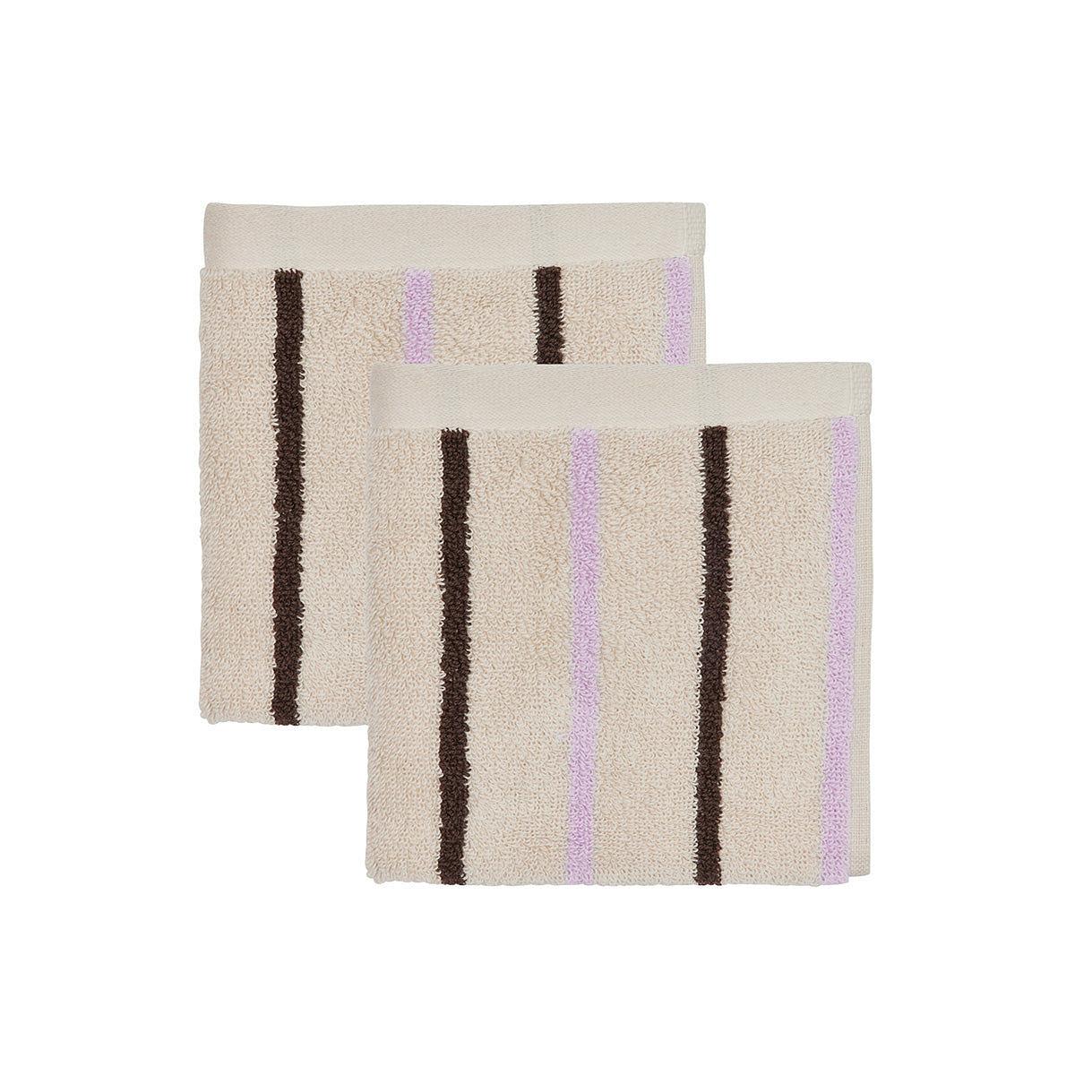 2x Raita Washcloth Cotton Multicolored 0