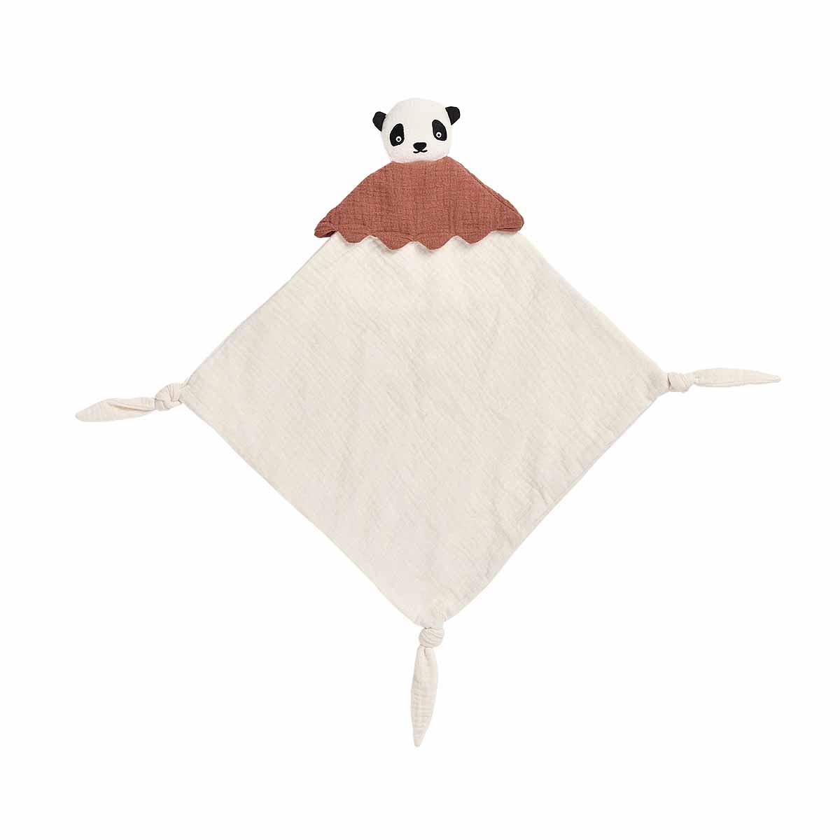 Lun Lun Cuddle Cloth Panda Cotton White 0