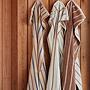 Raita Towel Organic Cotton Brown Striped 2