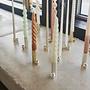 Palloa Solid Brass Candleholder - Low 2