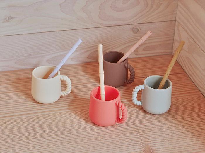 2x Mellow Cup Silicone Brown 1