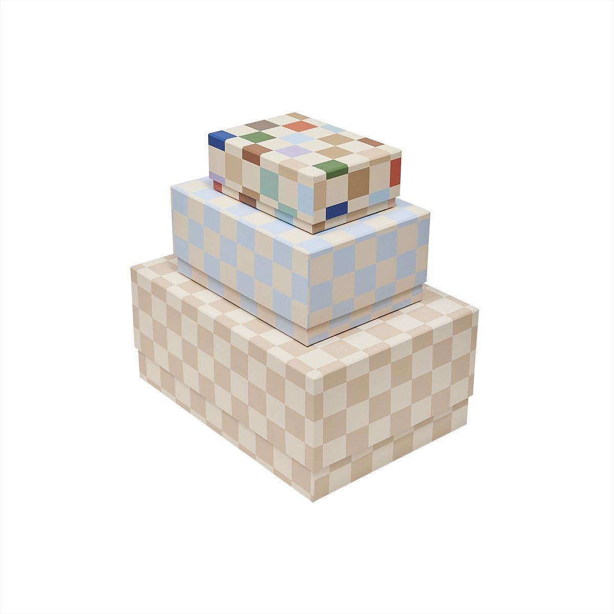 Mana Storage boxes Mix Cardboard Blue 0
