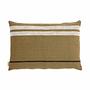 Soft cushion cover cotton brown 0