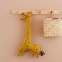 Plush toy giraffe cotton yellow 1