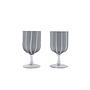 2x Mizu Weinglas Grau 0
