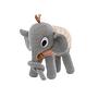 Ramboline Elephant Plush Toy Cotton Grey 0