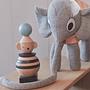 Ramboline Elephant Plush Toy Cotton Grey 2