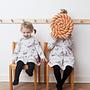 Lollipop Pillow Blue Striped 2