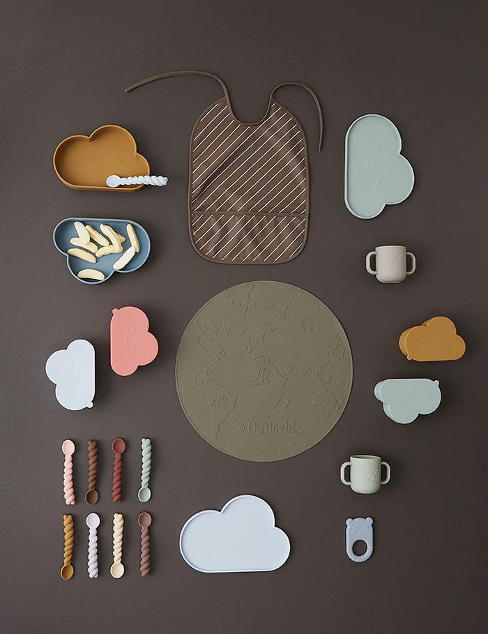 The World Placemat Ice Blue 1