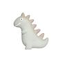 Dino Teether Rubber Grey 0
