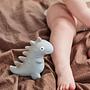 Dino Teether Rubber Grey 3
