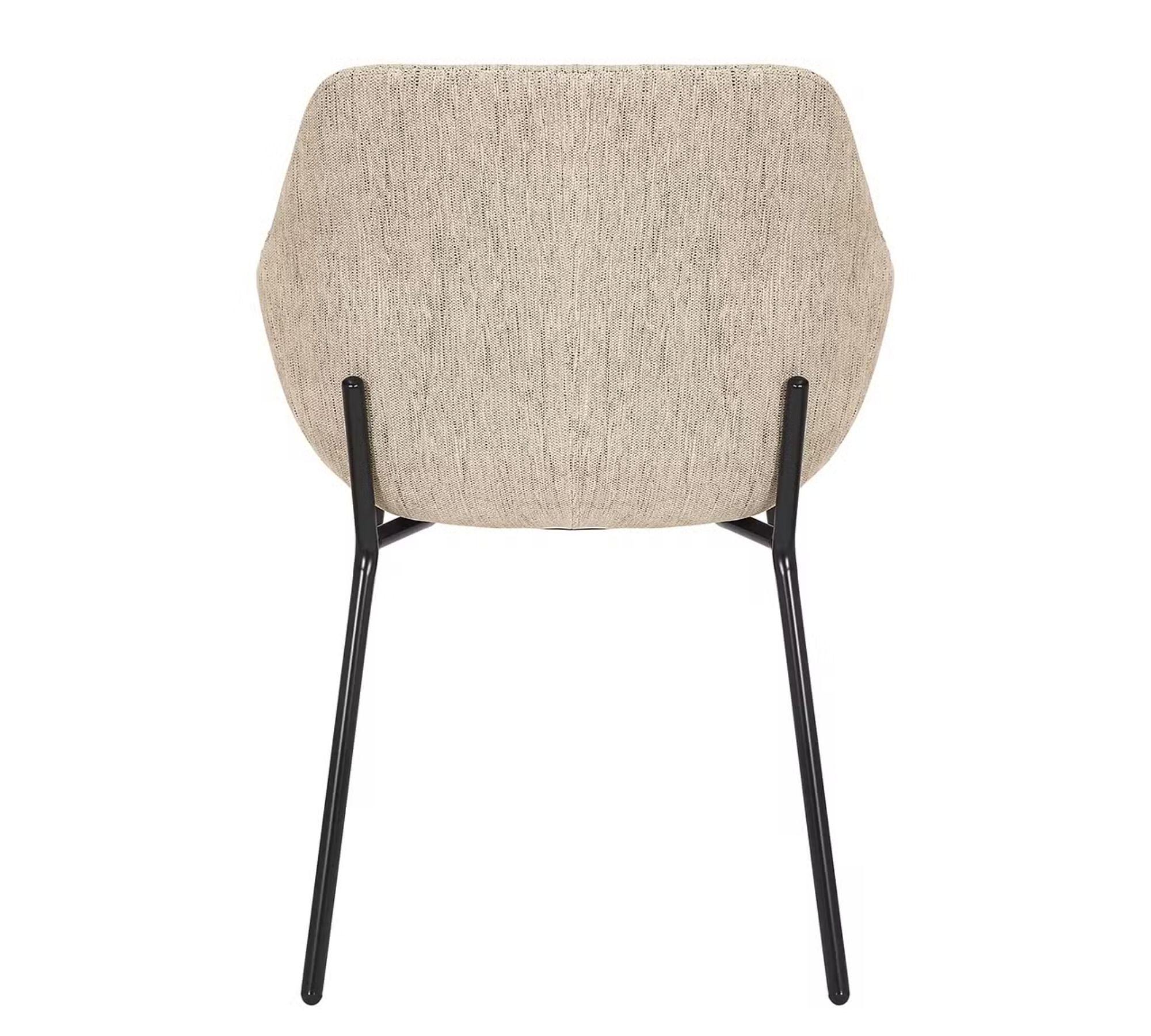 Polsterstuhl Textil Beige 3