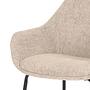 Polsterstuhl Textil Beige 5