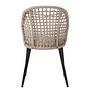 Dining chair set of 2 velvet beige 4
