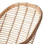 Armchair with seat cushion Rattan Brown 4