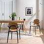 2x Armchair Plastic Brown 1