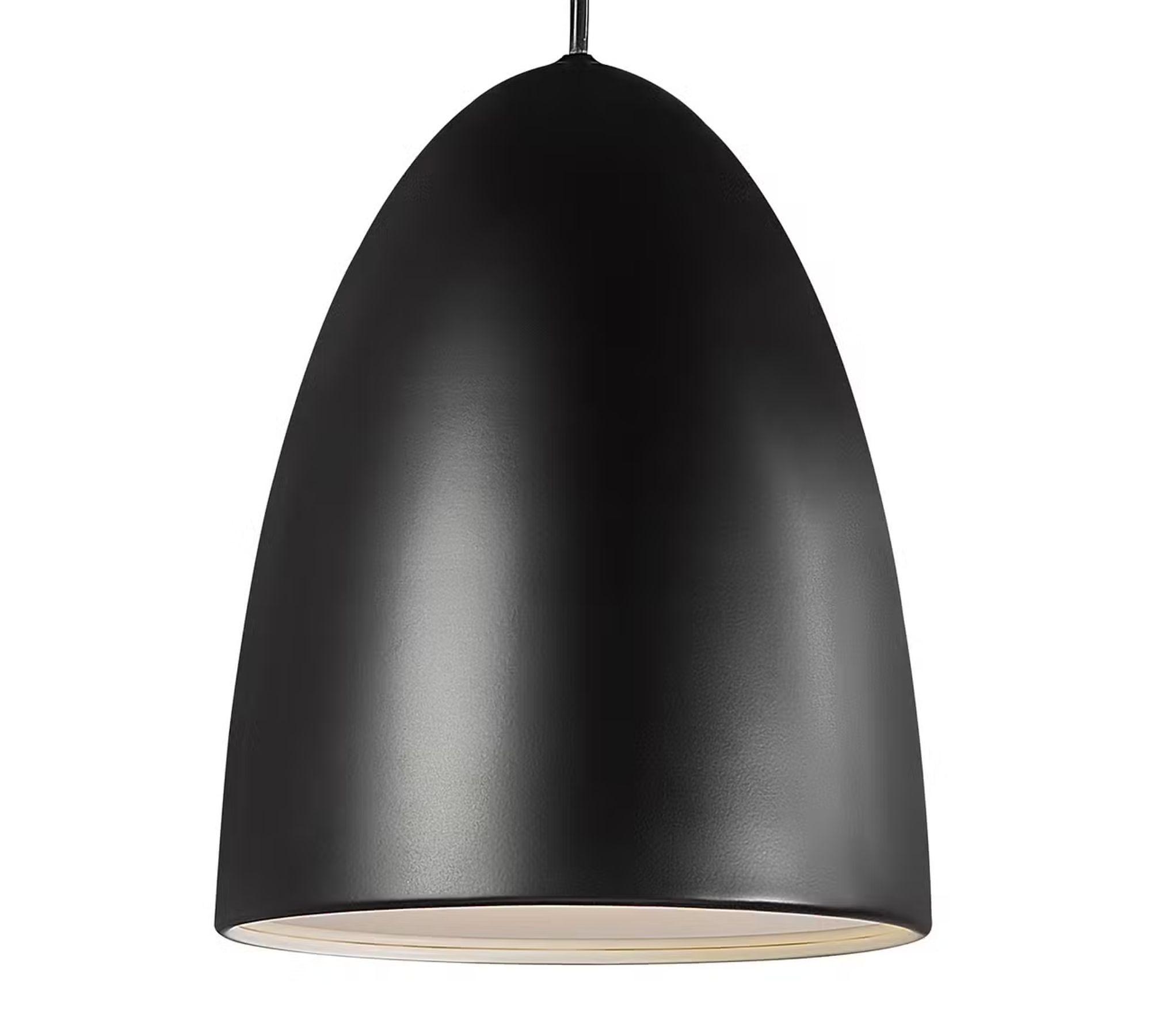 Pendant lamp 1-light steel black 0