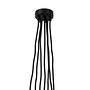 Pendant lamp 7-flame opal glass white 5