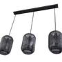 Pendant lamp 3-light iron black 6