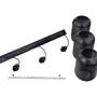 Pendant lamp 3-light iron black 7