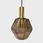 P292 4288 Pendant lamp glass brass gold 0