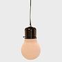 Pendant lamp Glass Metal White 3